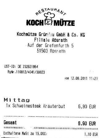 sskf H�ffner Kochm�tze Restaurant